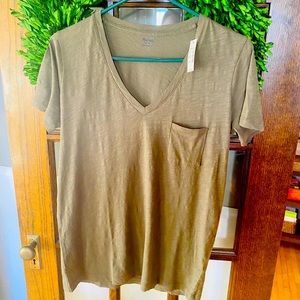 Madewell Olive Green Tee - SM